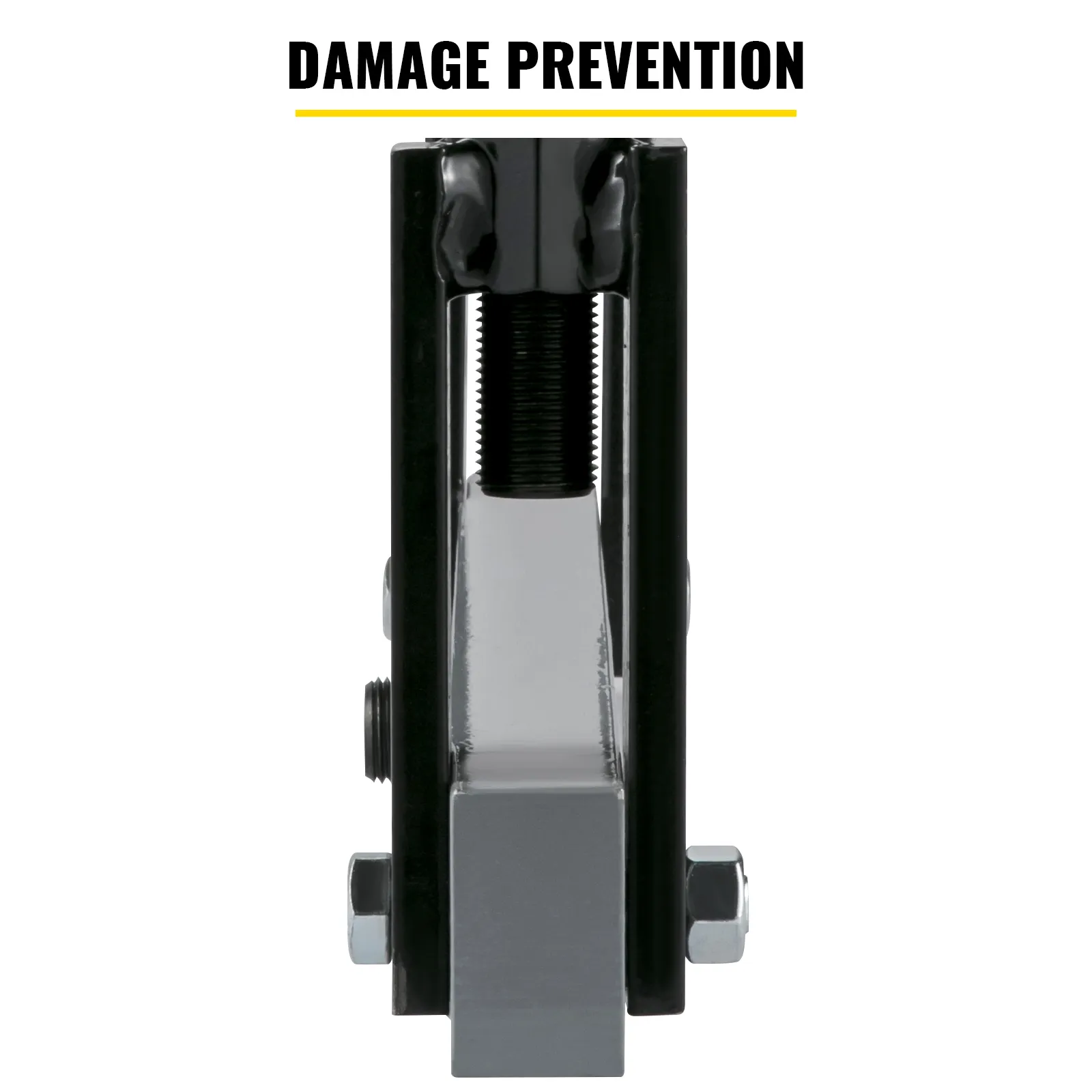 Vista frontal de primer plano del separador de carcasa diferencial VEVOR que garantiza la prevención de daños.