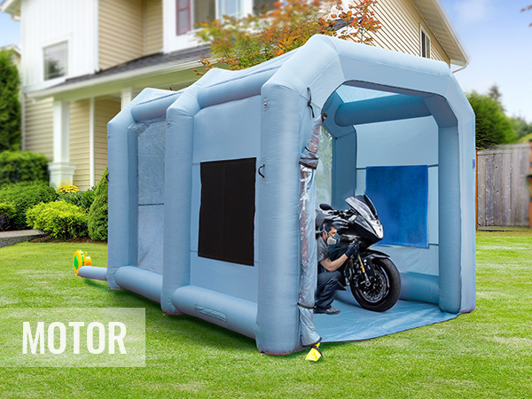 tigtigtig　Painting Booth II VEVOR Inflatable Paint Booth, 13x10x9ft Inflatable Spray Booth