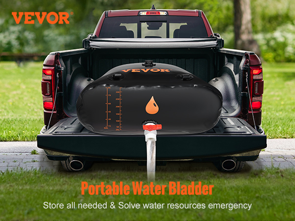 Outdoor-Wassersack Für Schubkarre – Faltbar, 1000 Liter, Mit Ventil & Antirutschmatte