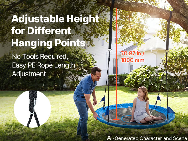 VEVOR Tree Swing 60