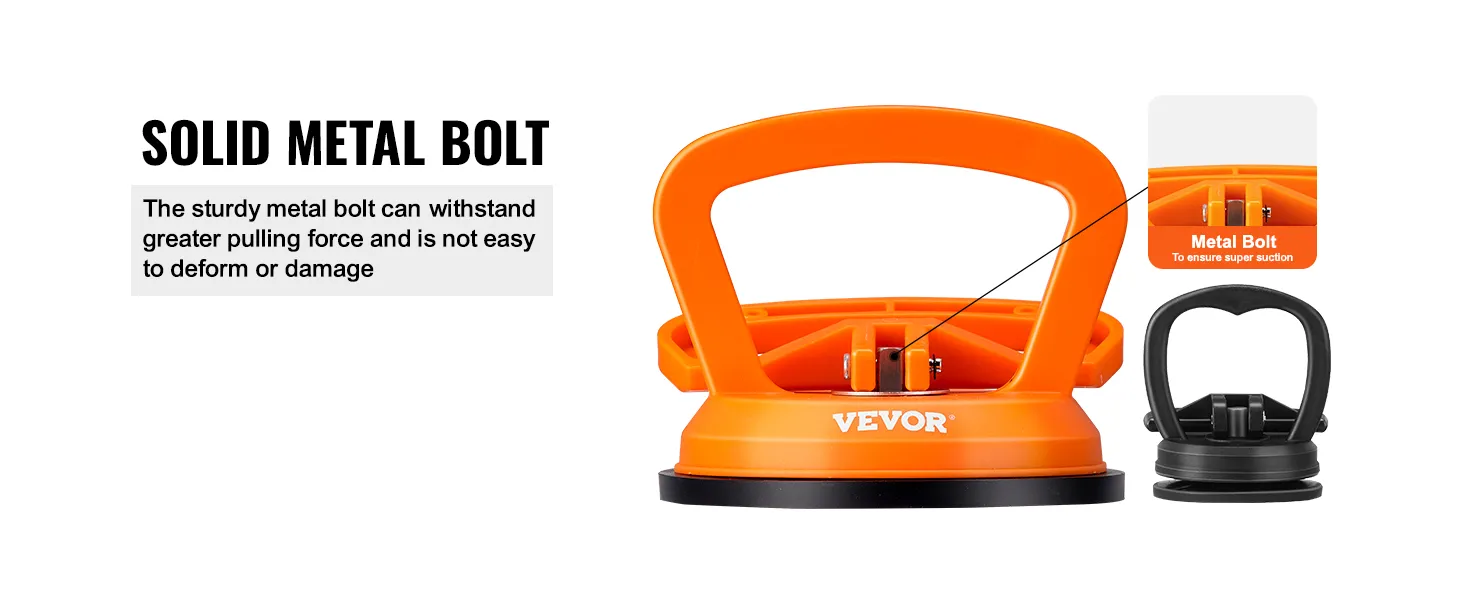 VEVOR dent removal kit with sturdy metal bolt for greater pulling force and durability.