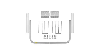 VEVOR boat trailer guide-ons kit with brackets, u-bolts, and hardware for easy installation.