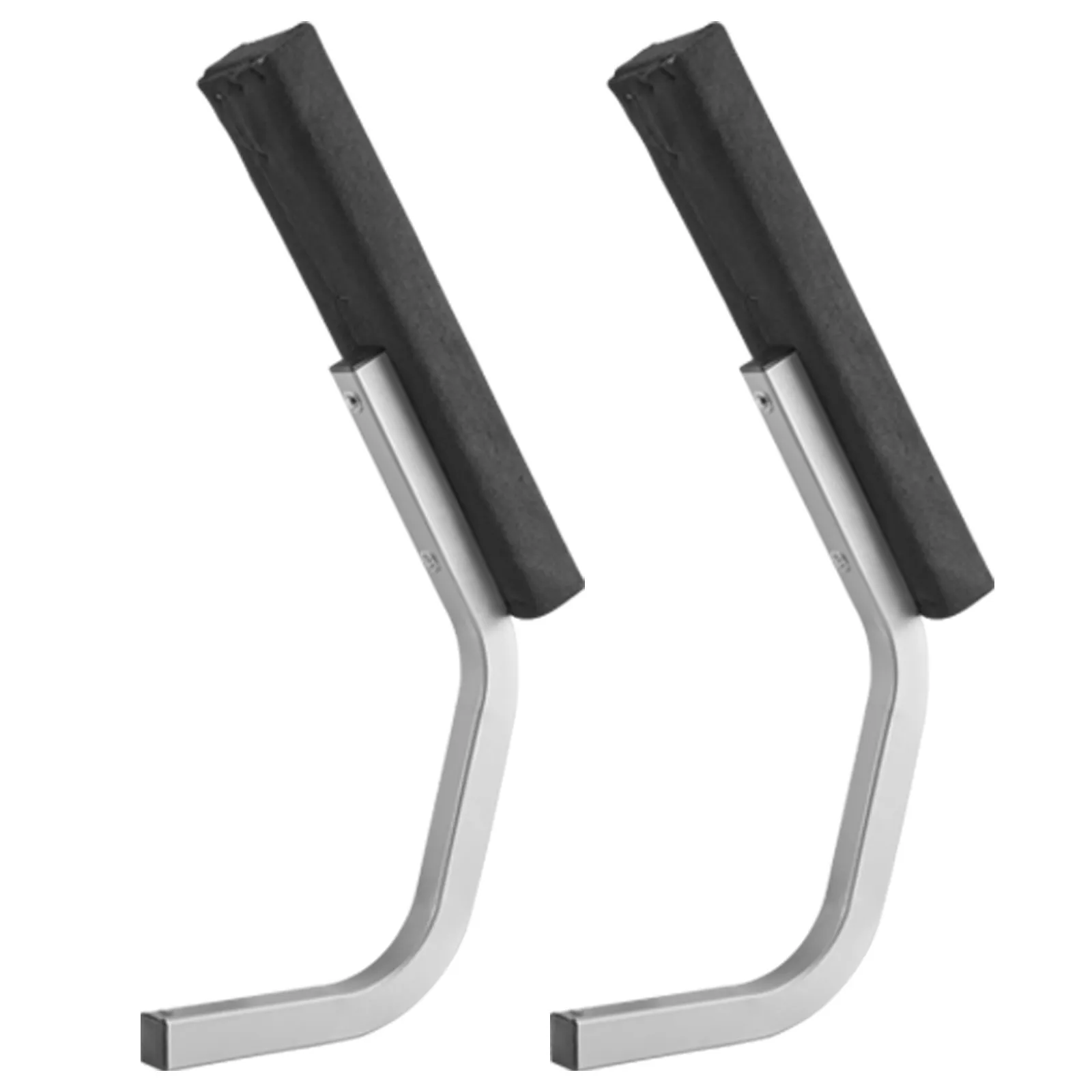 VEVOR boat trailer guide with padded black tops and sturdy metallic frames for secure boat alignment.