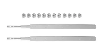 VEVOR drawer slides with mounting screws arranged above.