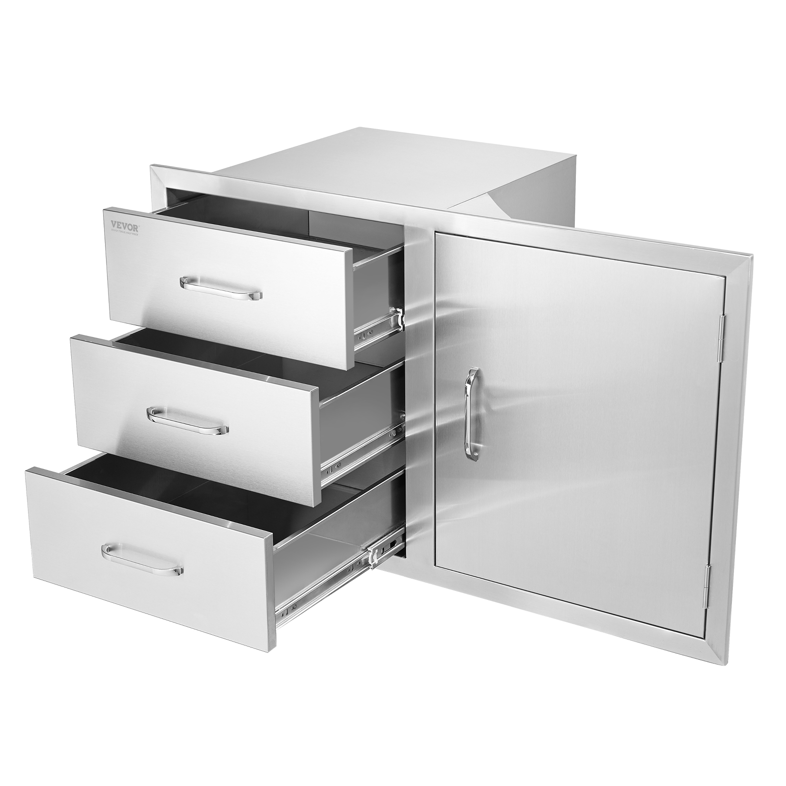 Drawer - 2022 Drawer クリスマス　ノベルティ VEVOR Outdoor Kitchen Door Drawer Combo 38.3''W x 22.7''H x
