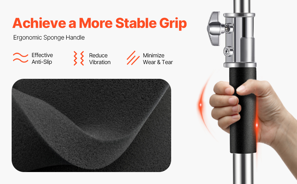 VEVOR Light Stand for Photography with 44 lbs Load Capacity