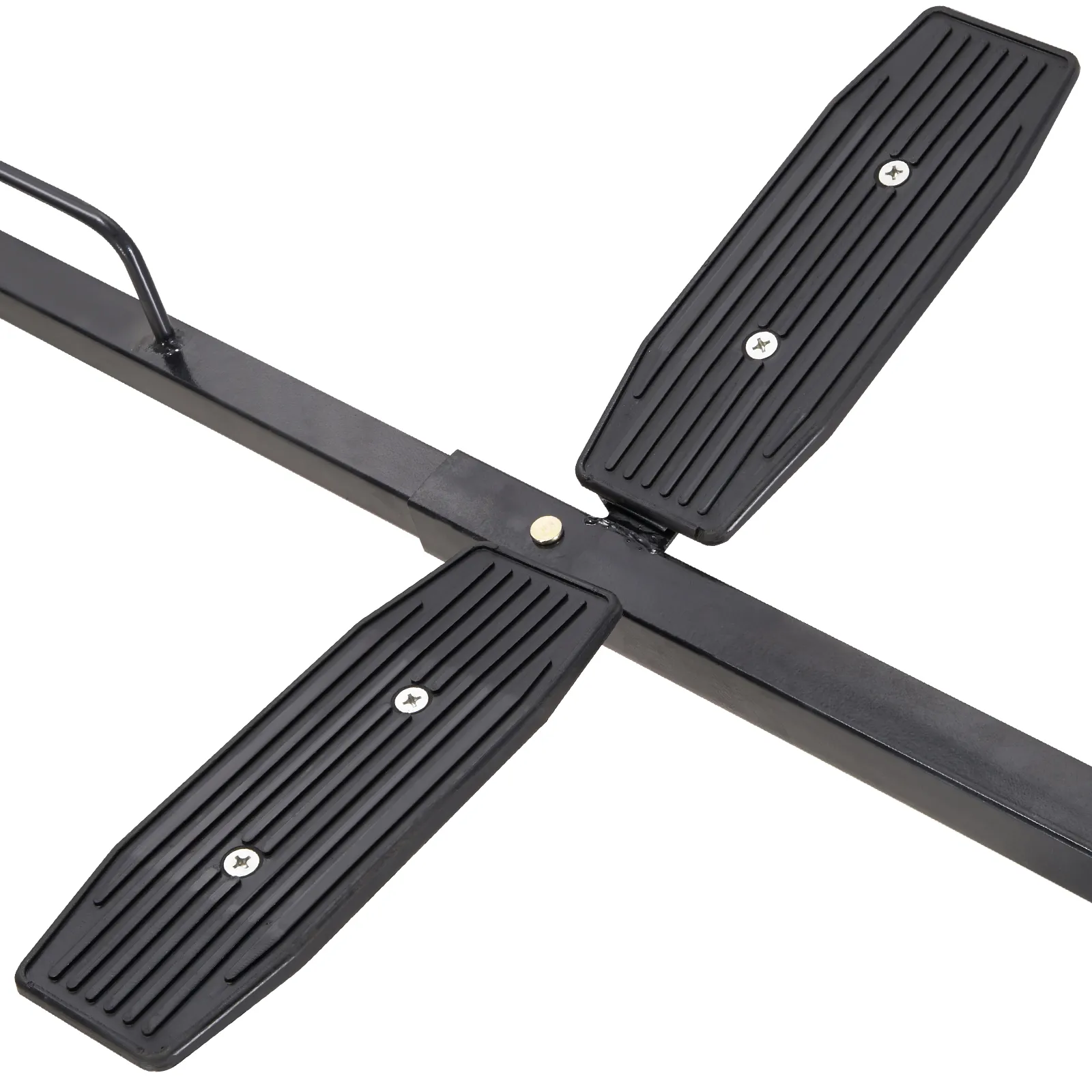 VEVOR boat trailer dolly with non-slip foot pedals and a sturdy black metal frame.