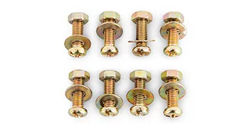 metal bolts and screws kit for VEVOR bed lift mechanism.