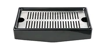 Bandeja de goteo para exprimidor comercial VEVOR con cubierta rallada de acero inoxidable.