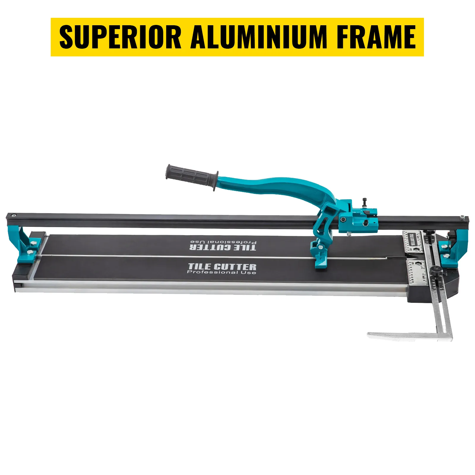 VEVOR tile cutter with superior aluminum frame for professional use.