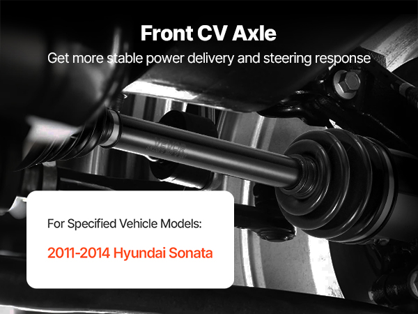 VEVOR CV Axle Shaft Assembly, 2 Pieces Front Left & Right (Driver