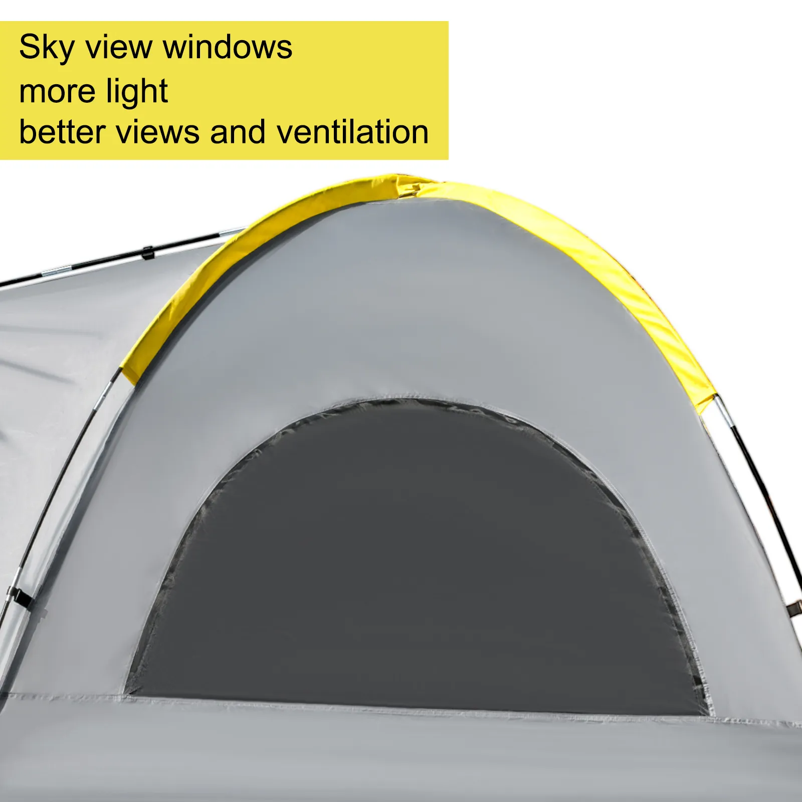 VEVOR truck tent with sky view windows for better views and ventilation.