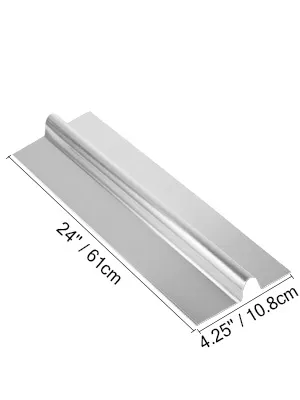 VEVOR pex heat transfer plates, 24" x 4.25", curved design for efficient heating.