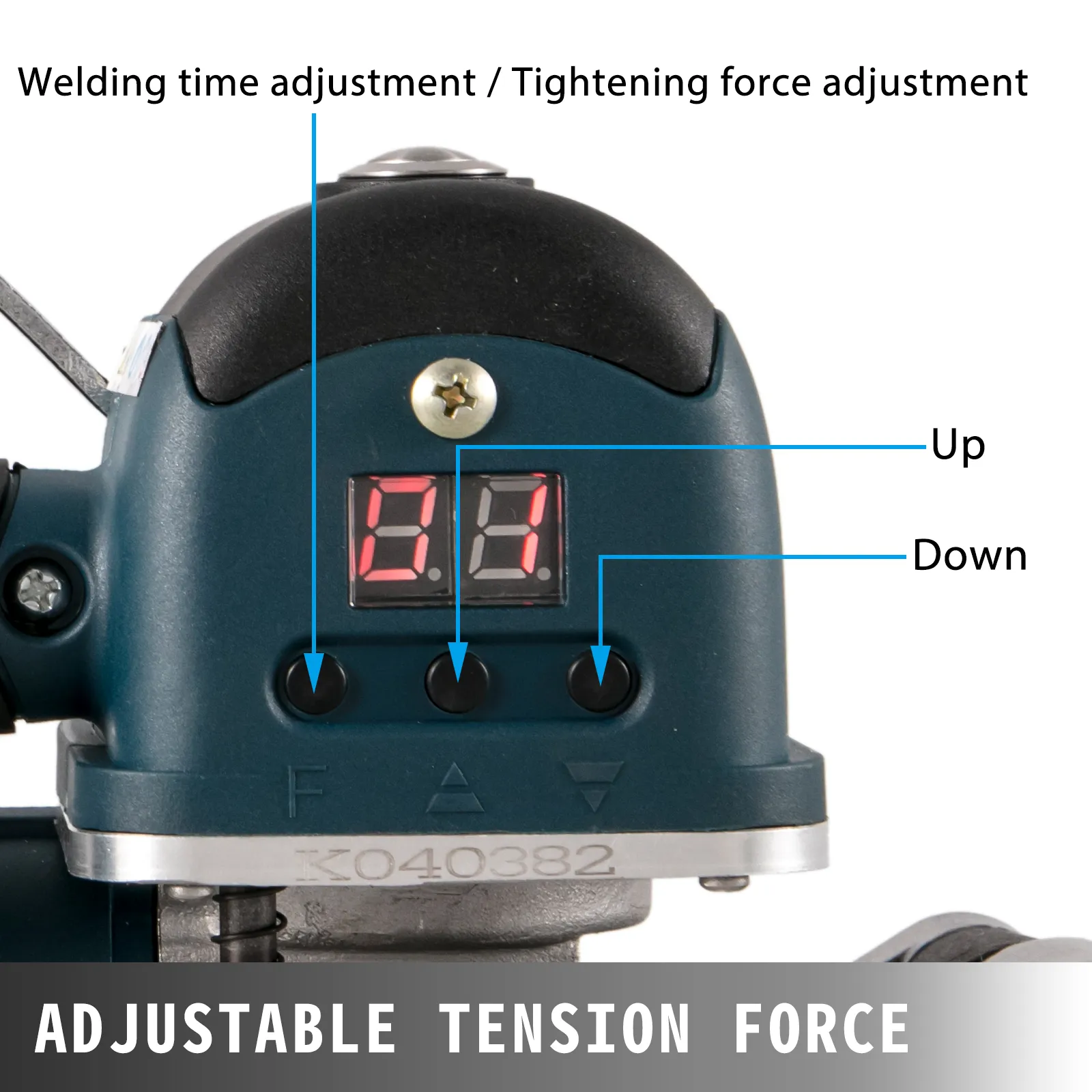 VEVOR electric strapping tool adjustable tension and welding time controls