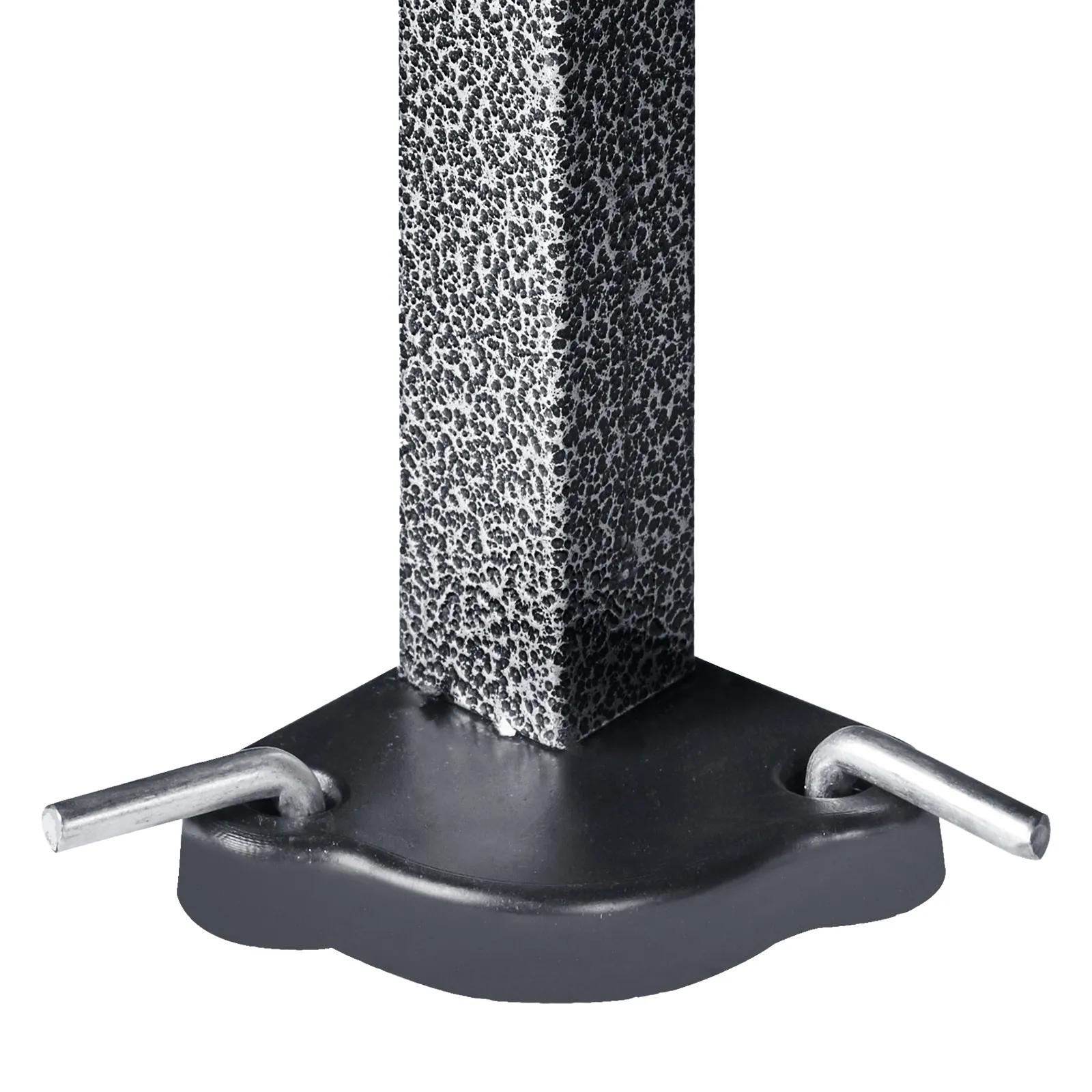 close-up of VEVOR pop up canopy fabric seam with white stitching.