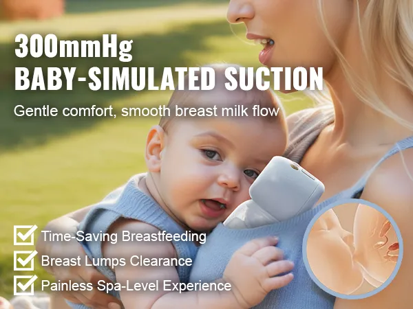 VEVOR wearable breast pump provides gentle comfort, smooth milk flow, and time-saving breastfeeding benefits.