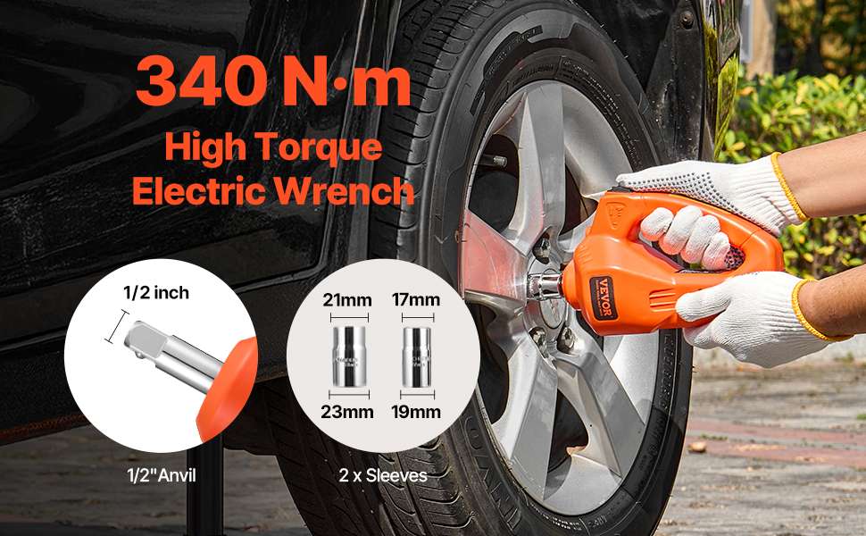 VEVOR Electric Jack for Car – 5 Tons /11000 lbs, 12V