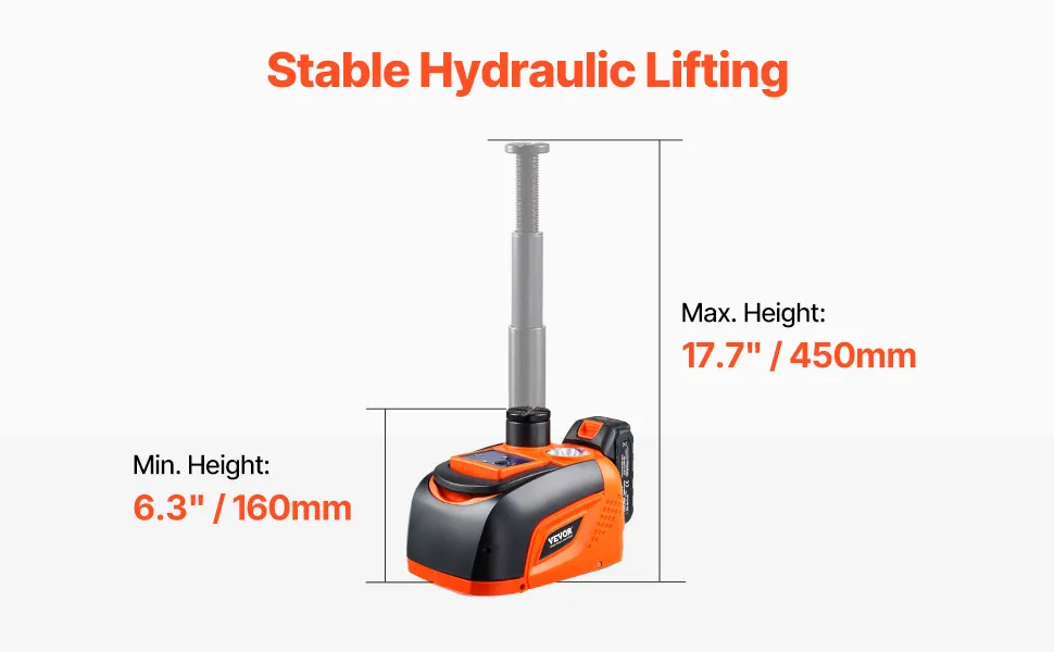 Electric Car Jack 5 Tons /11000 lbs Portable Jack kit with Remote Control