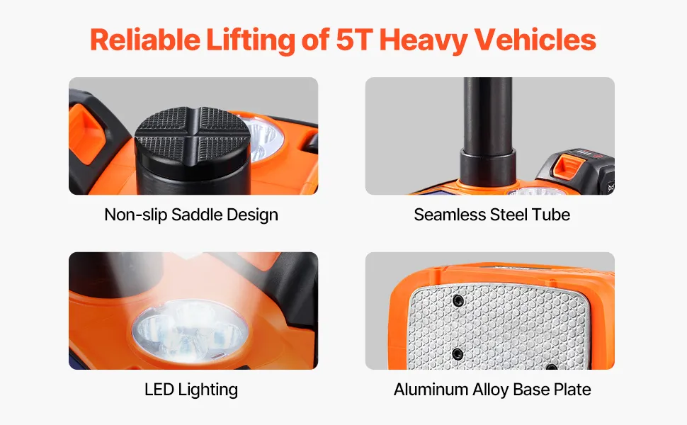 Electric Car Jack 5 Tons /11000 lbs Portable Jack kit with Remote Control