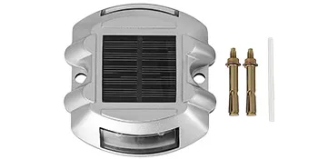 VEVOR solar deck lights with mounting screws and anchors, showcasing durable design and solar panel.