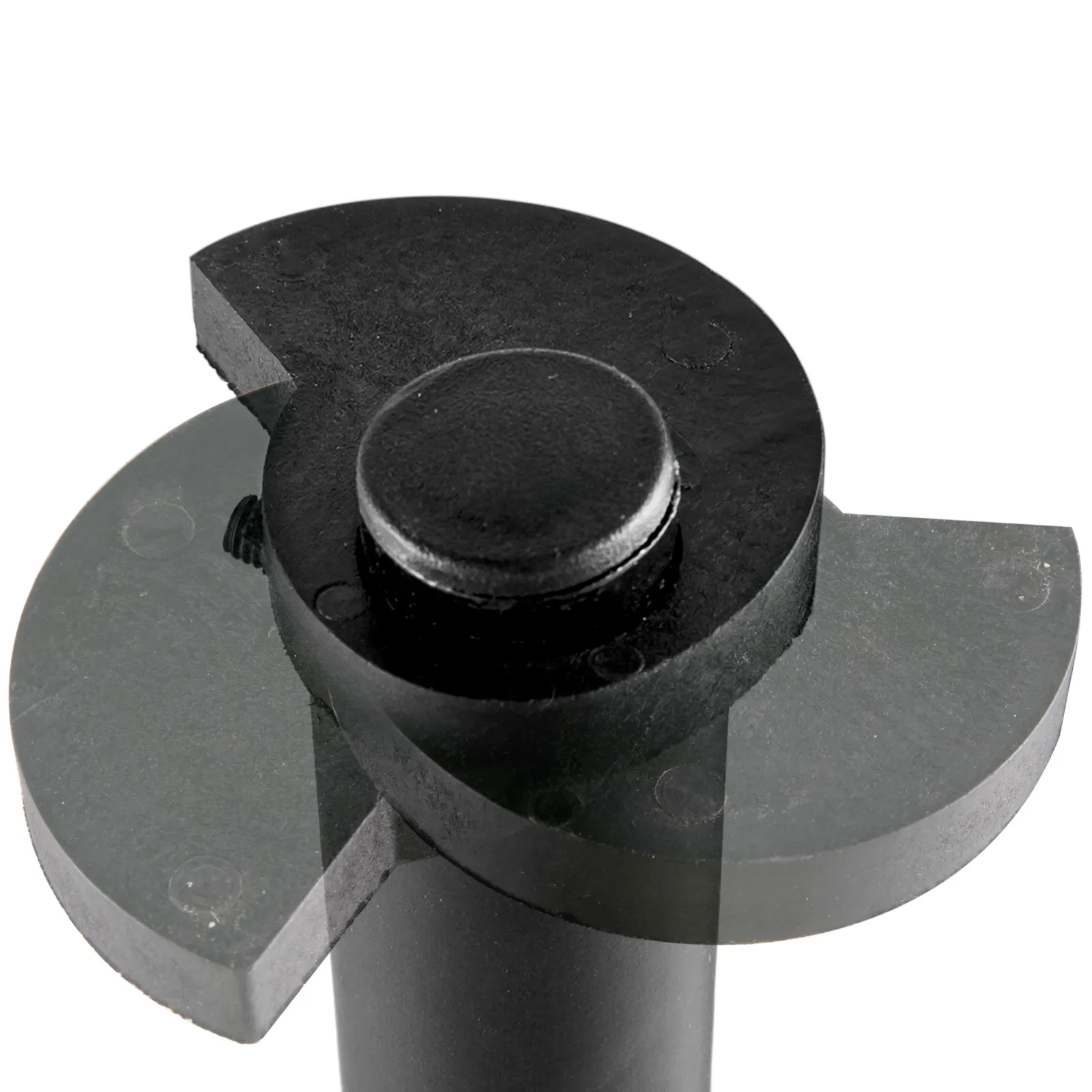 black metal clamp component of the VEVOR windshield rack.