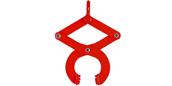 Extractor de paletas VEVOR rojo con mordazas de agarre y un anillo superior para fijación.