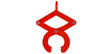 red VEVOR pallet puller with heavy-duty jaws and single hook for gripping pallets.
