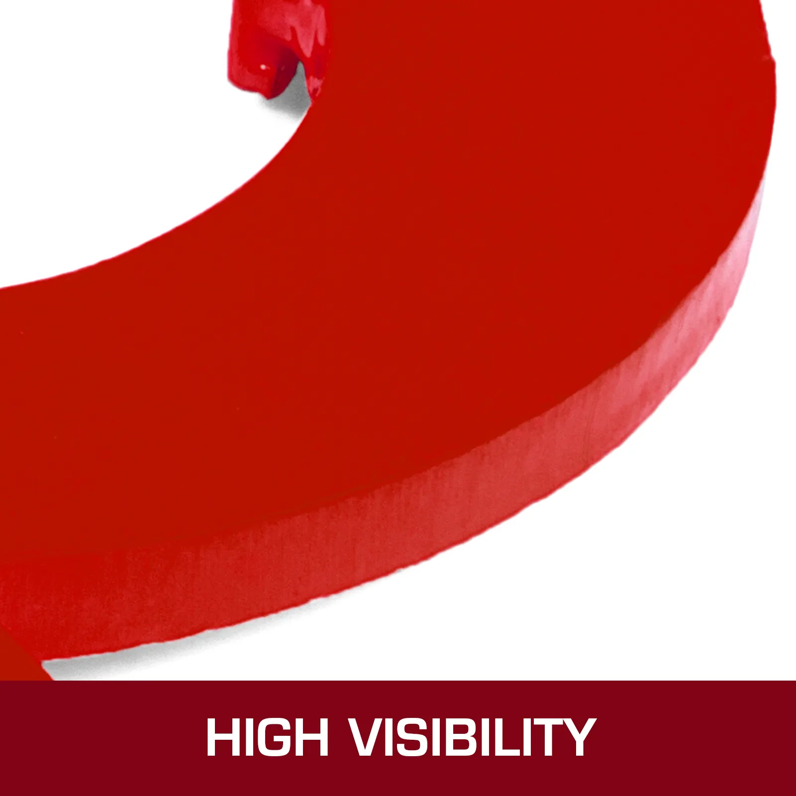 close-up of red VEVOR pallet puller with high visibility.