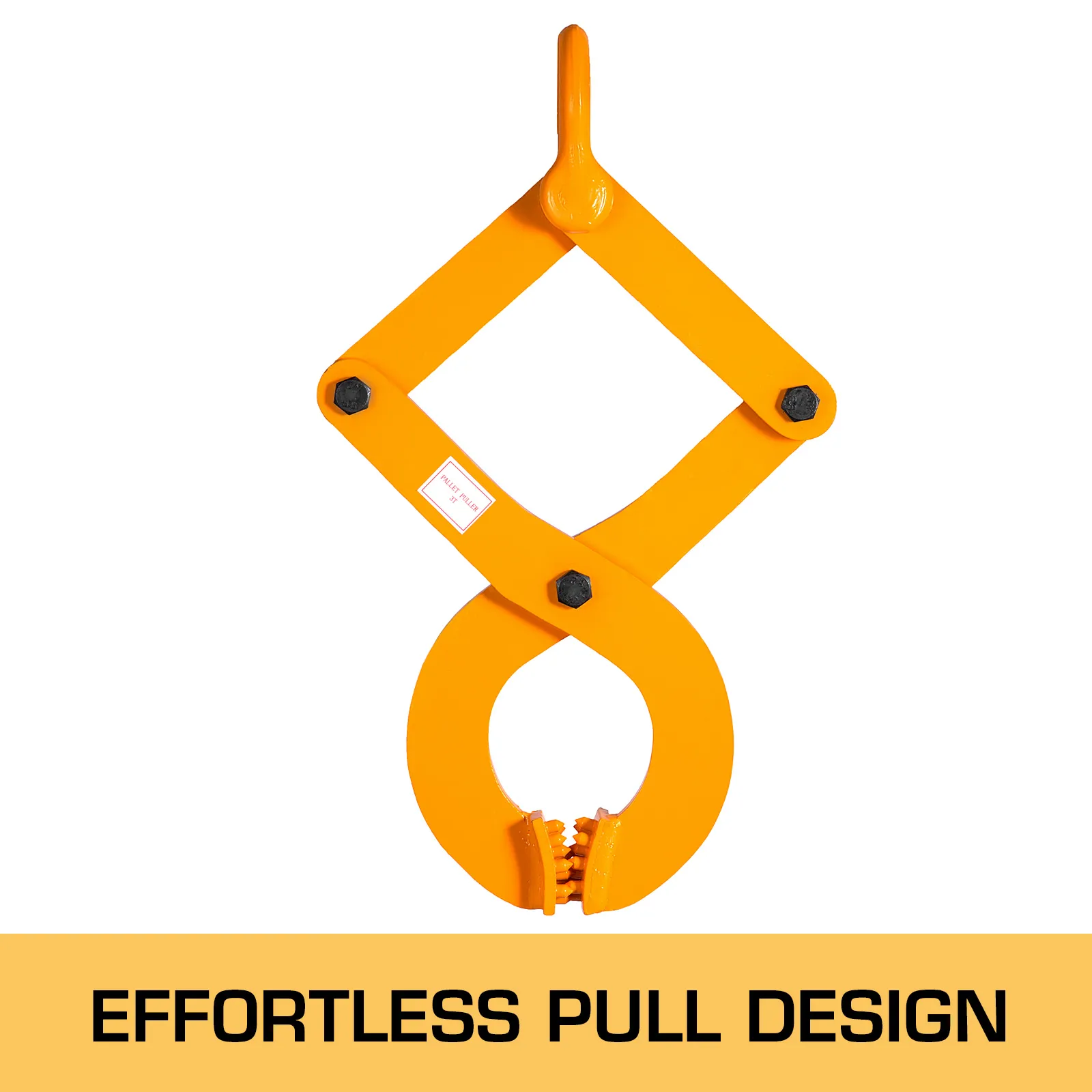 orange VEVOR pallet puller with effortless pull design on a white background.