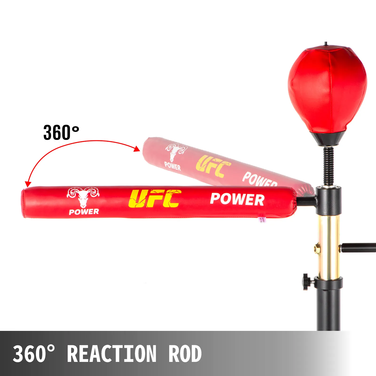 VEVOR boxing speed trainer with 360-degree reaction rod.