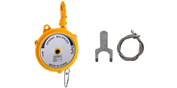 Equilibrador de resorte VEVOR con gancho de seguridad, herramienta de ajuste y extensión de cable.