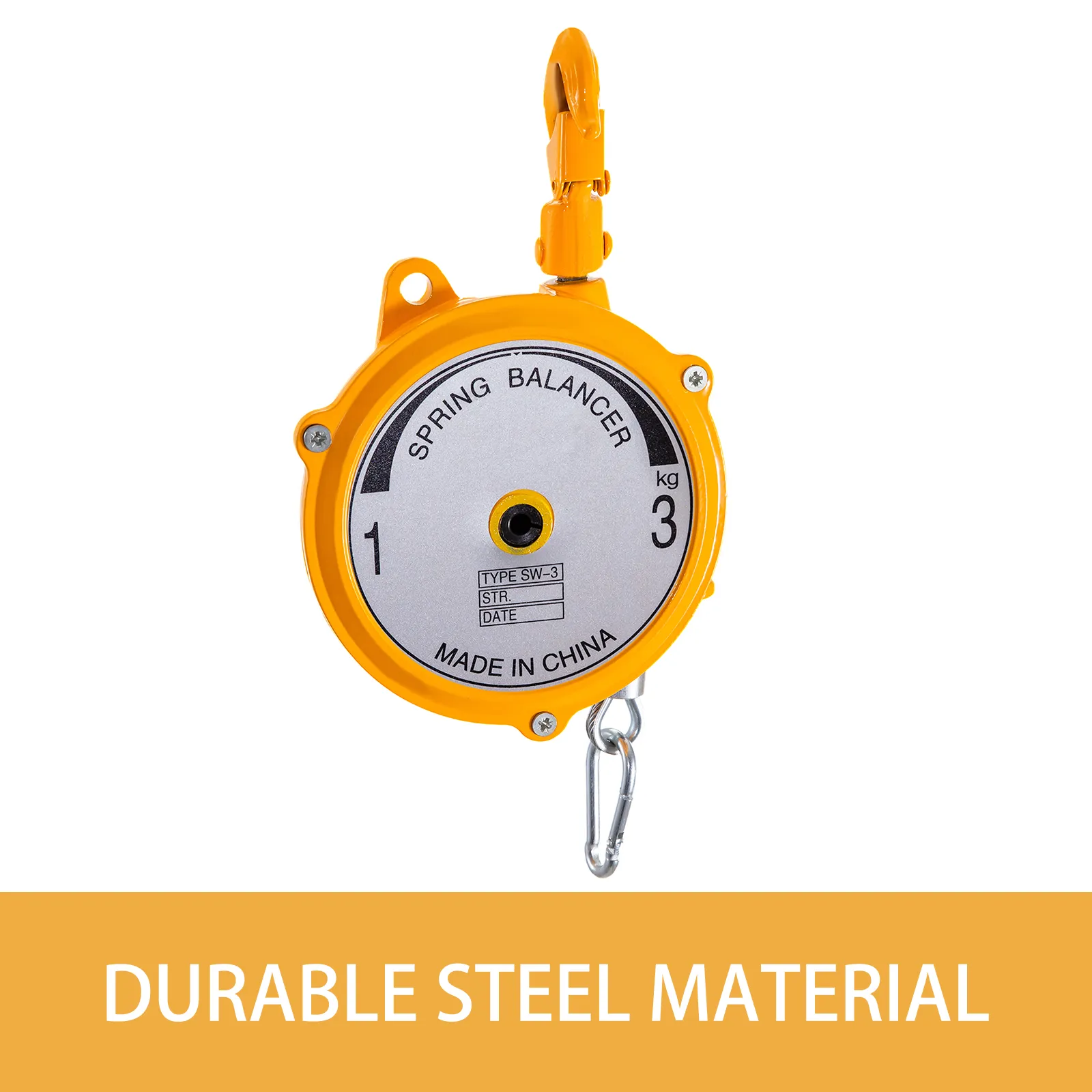 Equilibrador de resorte VEVOR con material de acero duradero, capacidad de 1-3 kg.