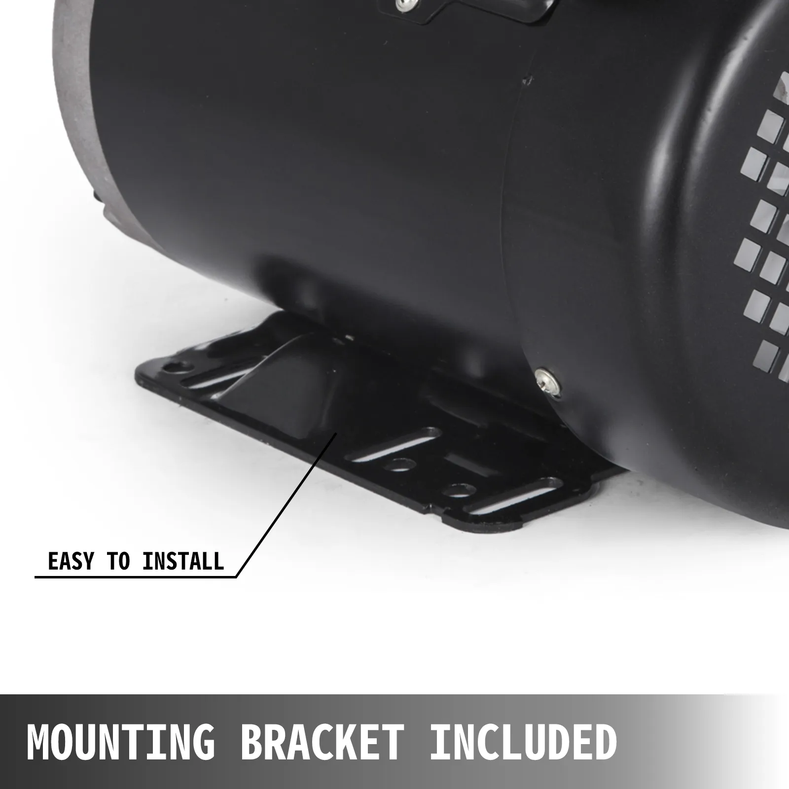 Motor eléctrico VEVOR con soporte de montaje incluido para una fácil instalación.