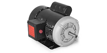 Motor compresor eléctrico VEVOR con carcasa negra y unidad de carcasa frontal plateada.