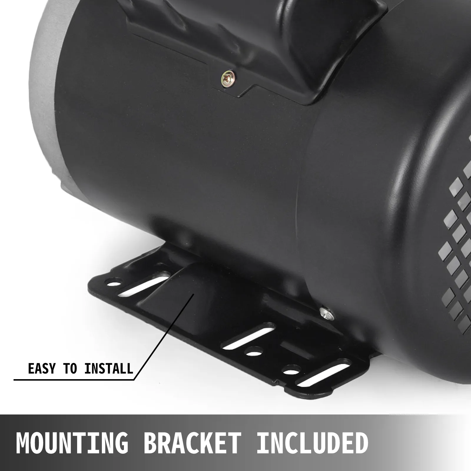 Motor compresor eléctrico VEVOR con soporte de montaje fácil de instalar incluido.