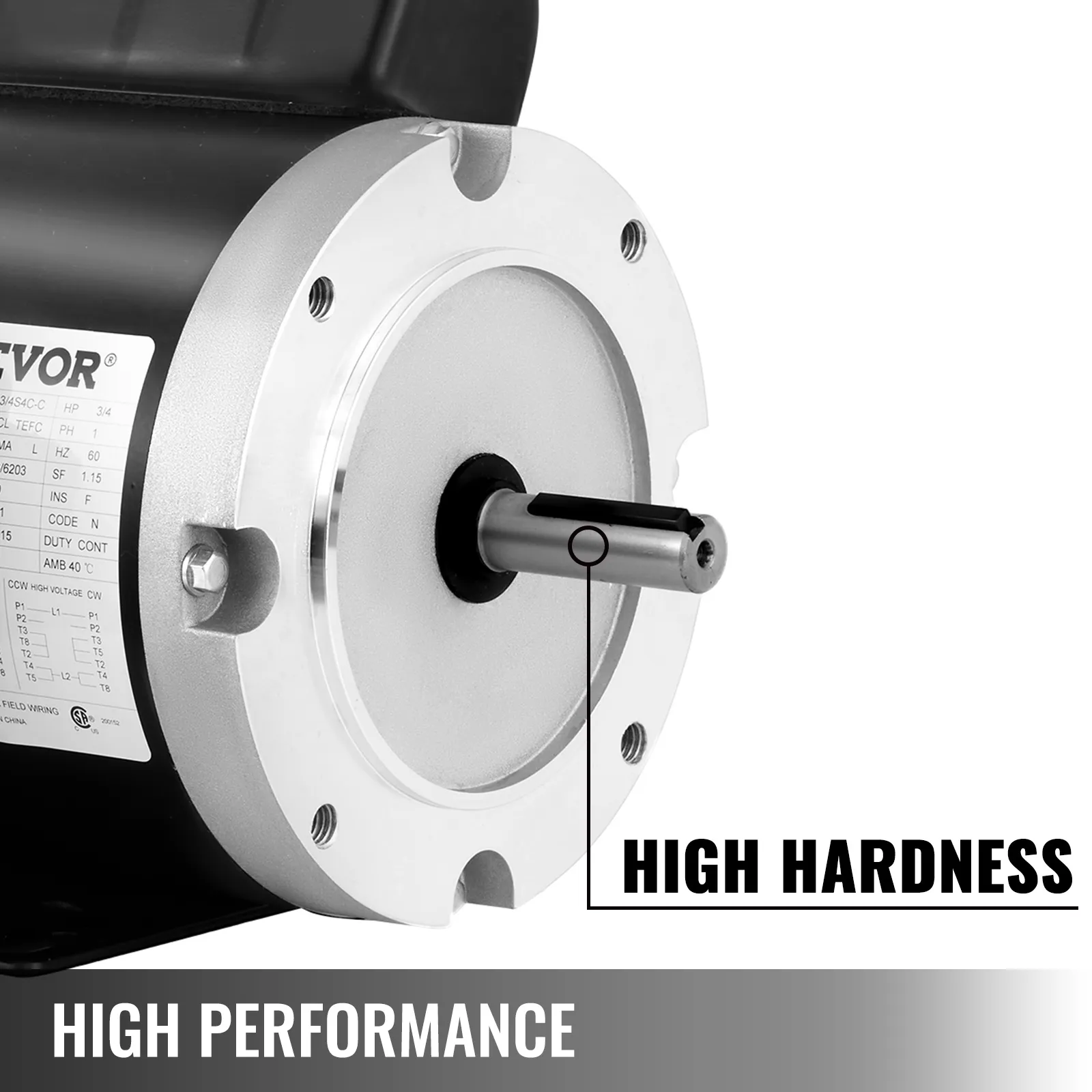 Motor compresor eléctrico VEVOR de alta dureza y alto rendimiento.