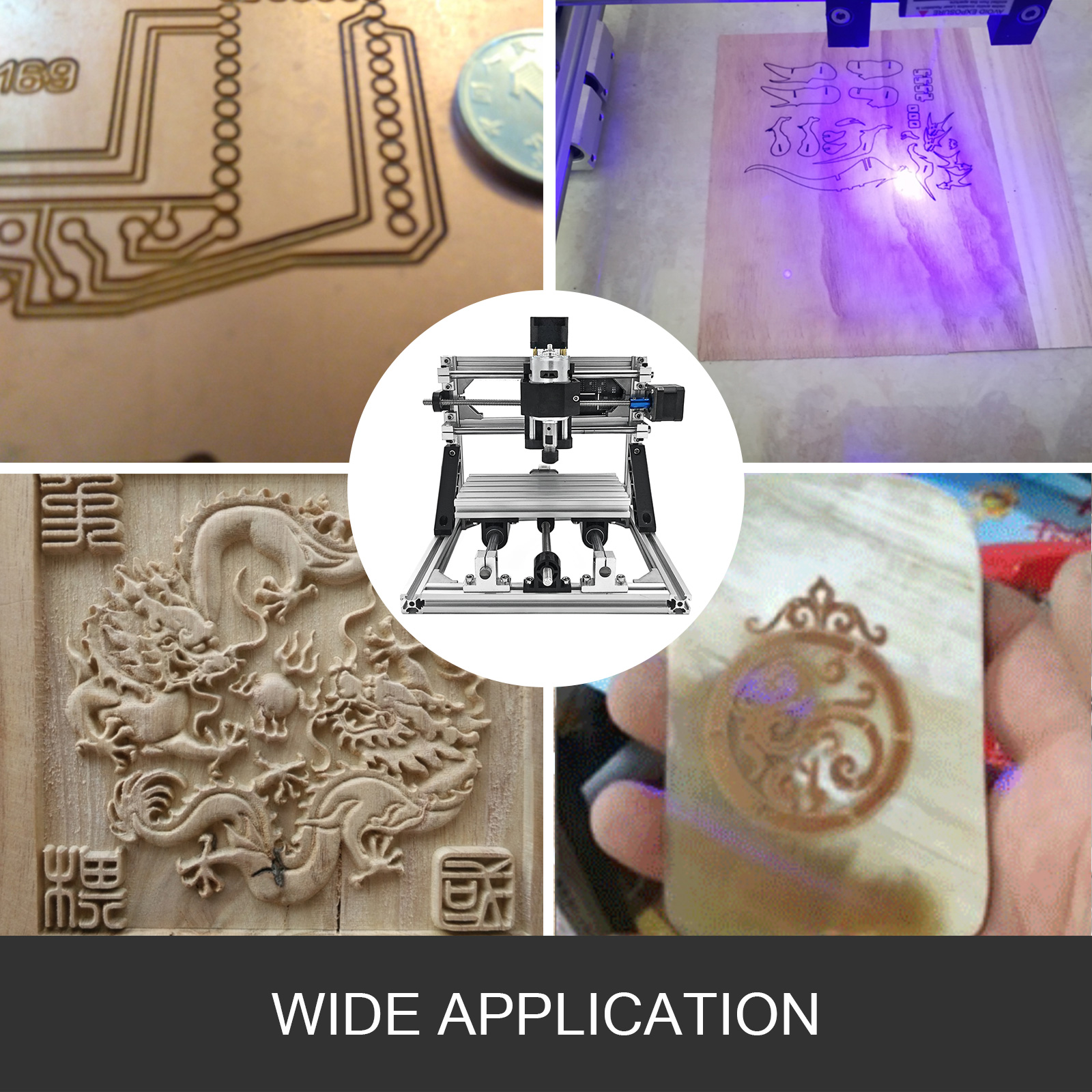 CNC 3018 DIY 3 Axis Engraver Kit With 500mw Laser Engraver Milling