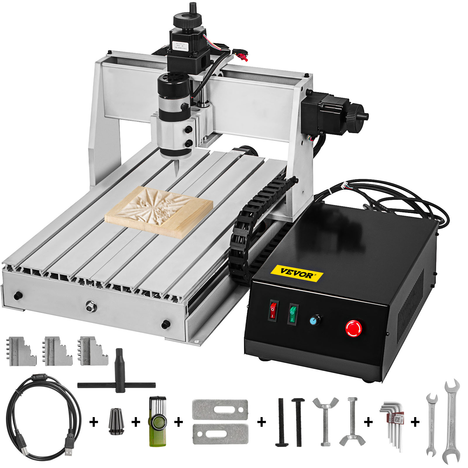 VEVOR CNC Machine 3040 CNC Router 3 Axis CNC Router Engraver