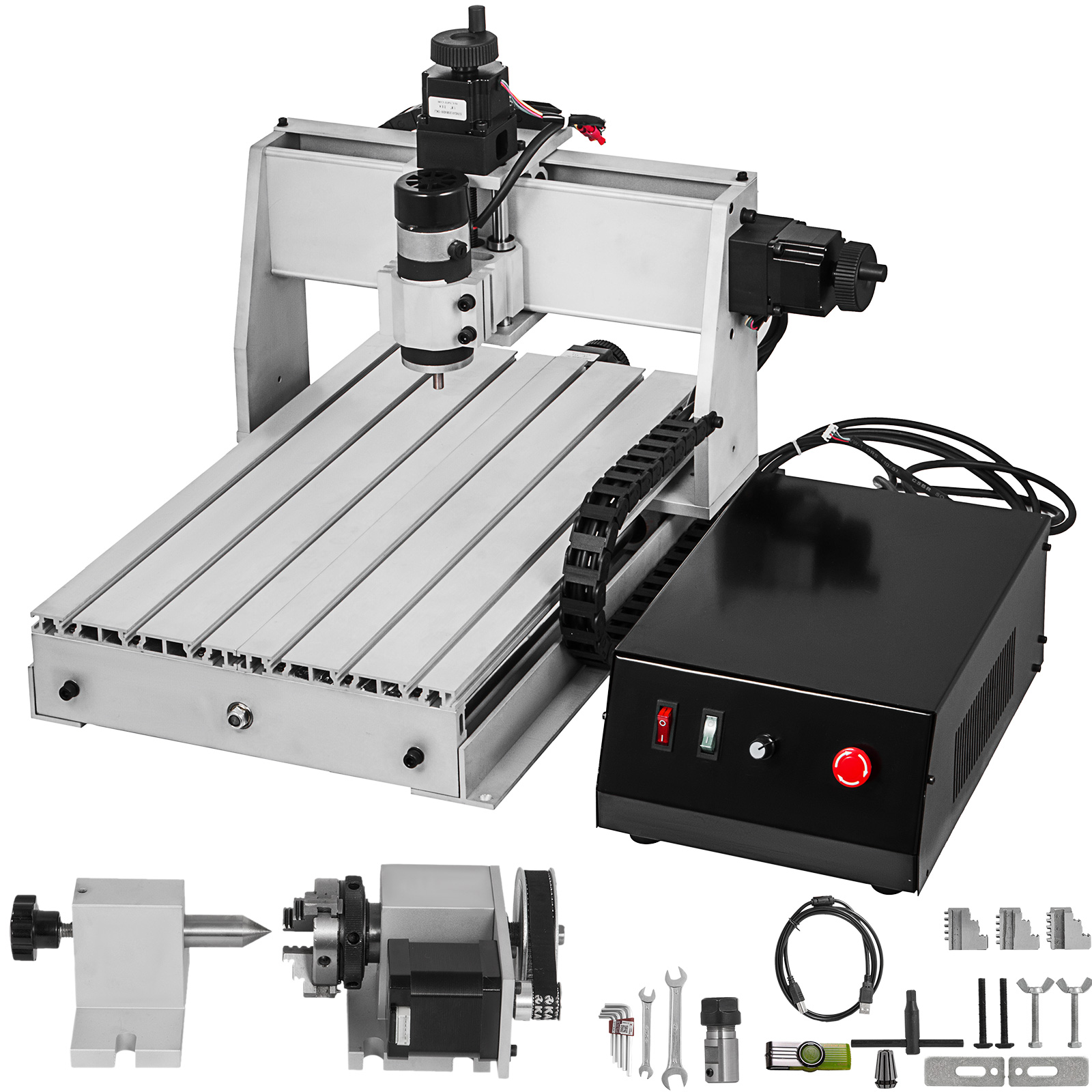 VEVOR CNC Machine 4 Axis CNC Router 3040 CNC Router Engraver