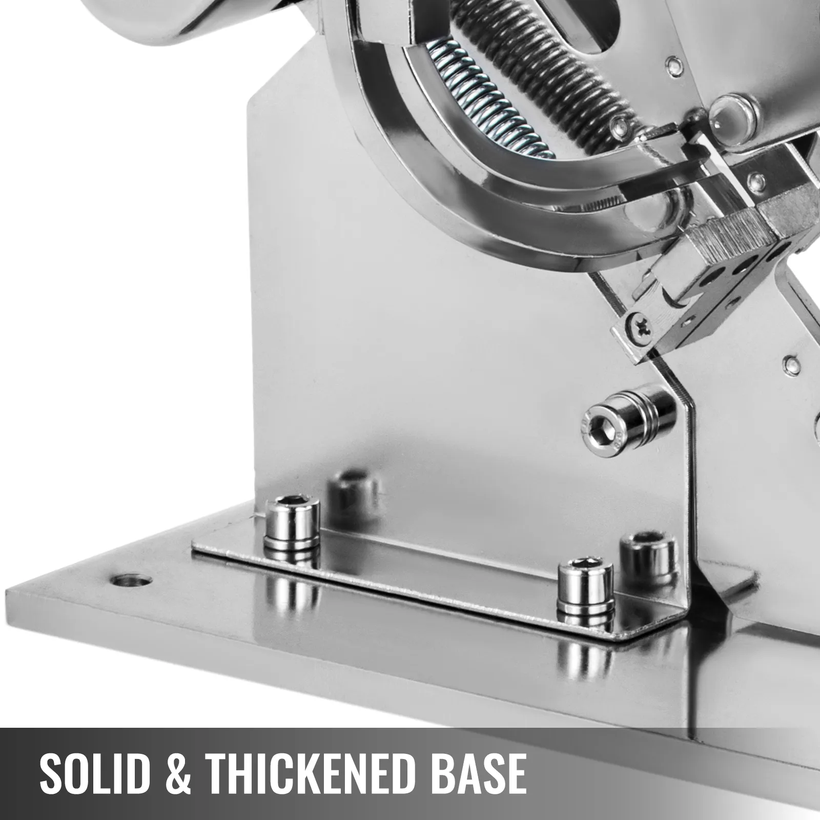 VEVOR sausage clipper machine with a solid and thickened base.