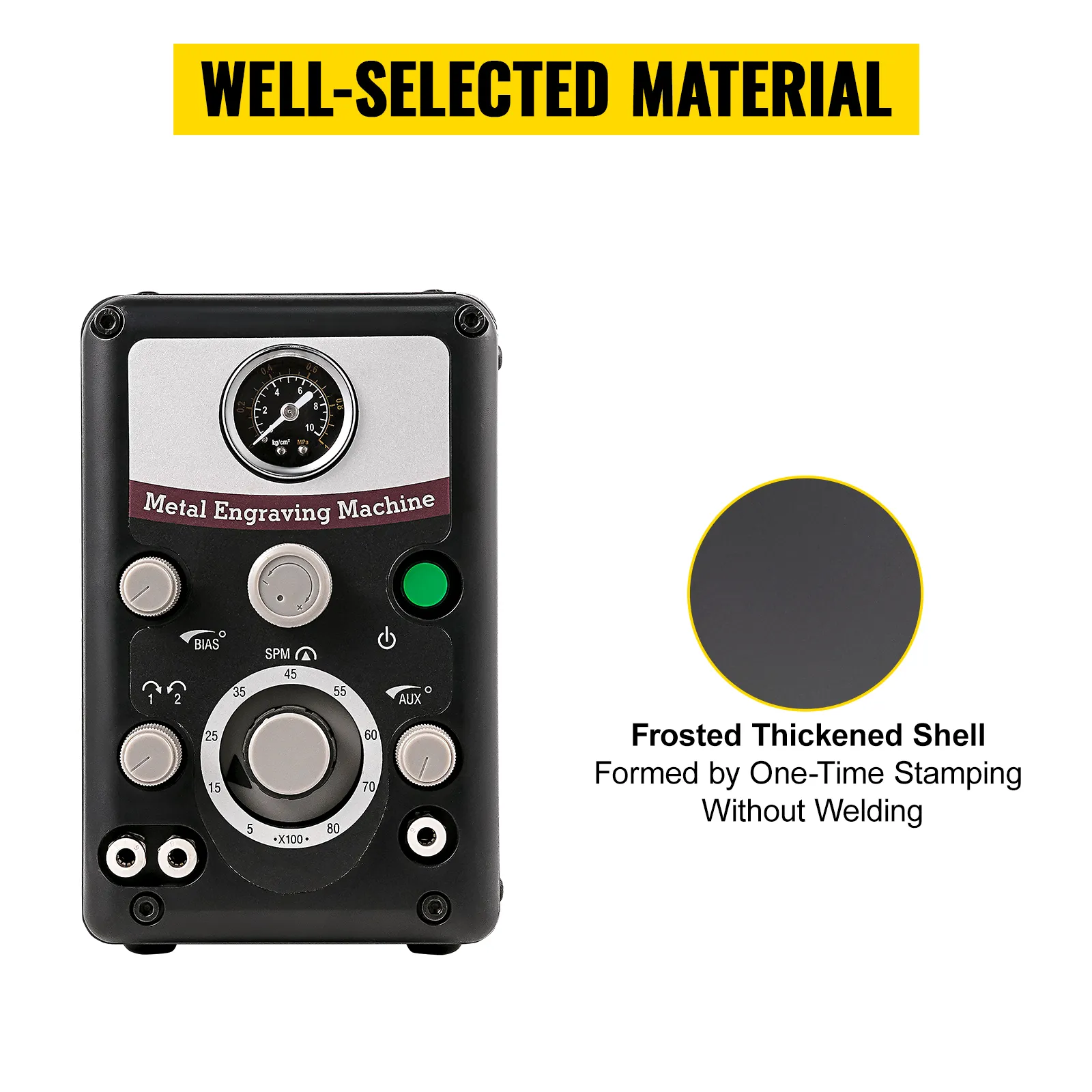 Grabador de joyas neumático VEVOR con carcasa engrosada esmerilada duradera.