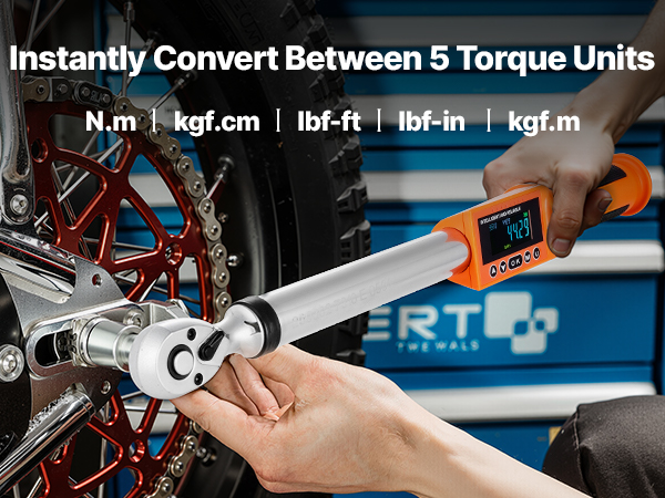 VEVOR Digital Torque Wrench Set, 2 Pieces, 1/2, 3/8 Inch Drive, 72