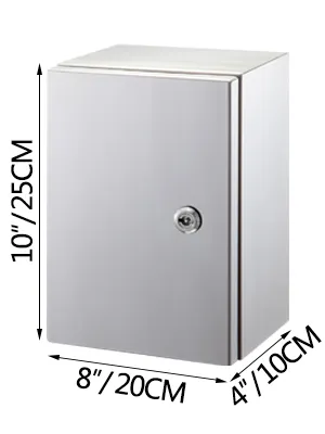 Obudowa VEVOR ze stali nierdzewnej Nema, wymiary 10" x 8" x 4".
