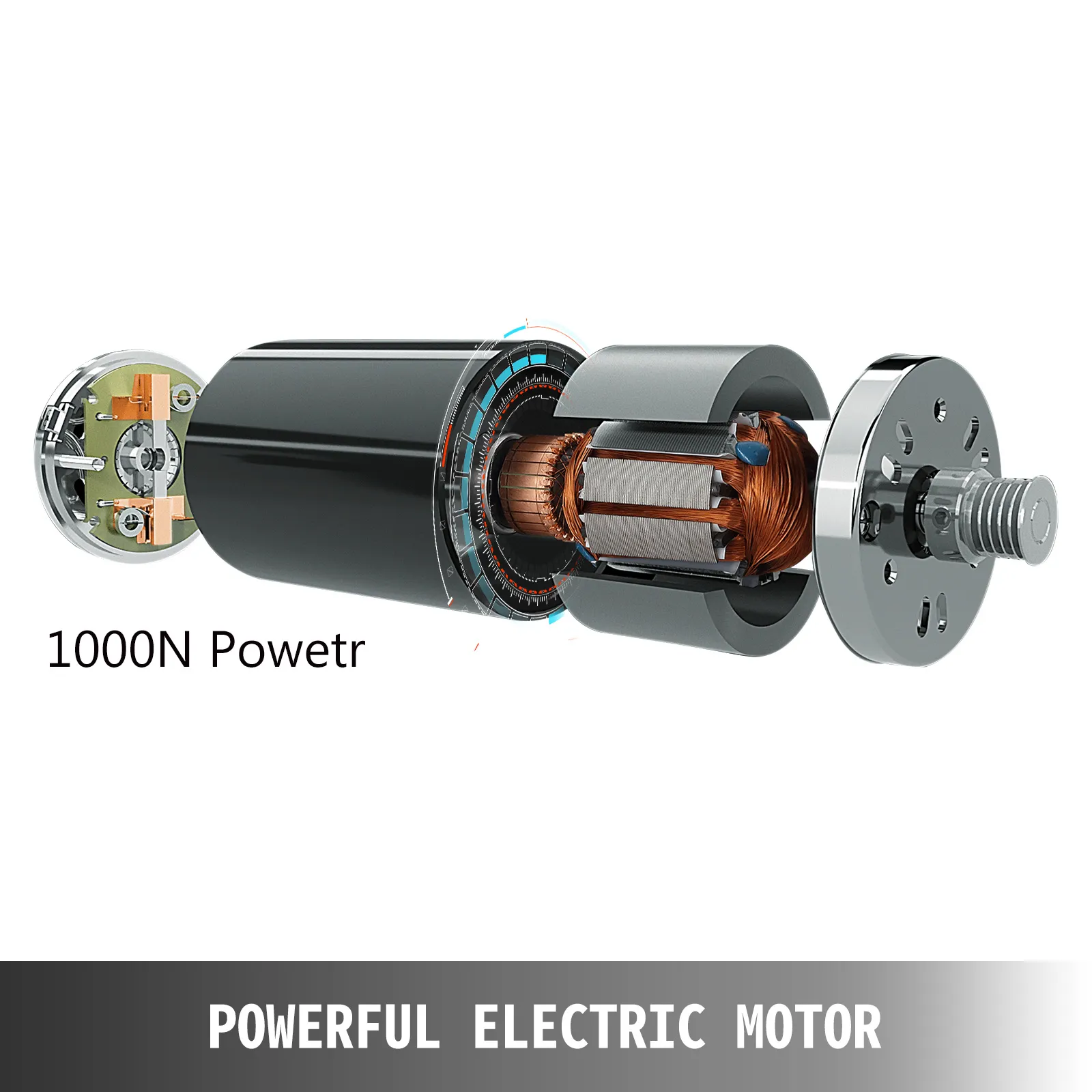 Elevador de TV motorizado VEVOR con potente motor eléctrico que ofrece una potencia de 1000n.