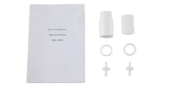 Manual de instrucciones y piezas para máquina para hacer helados comerciales VEVOR.