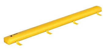 yellow VEVOR flood bag with attachment straps and black valve for easy inflation.