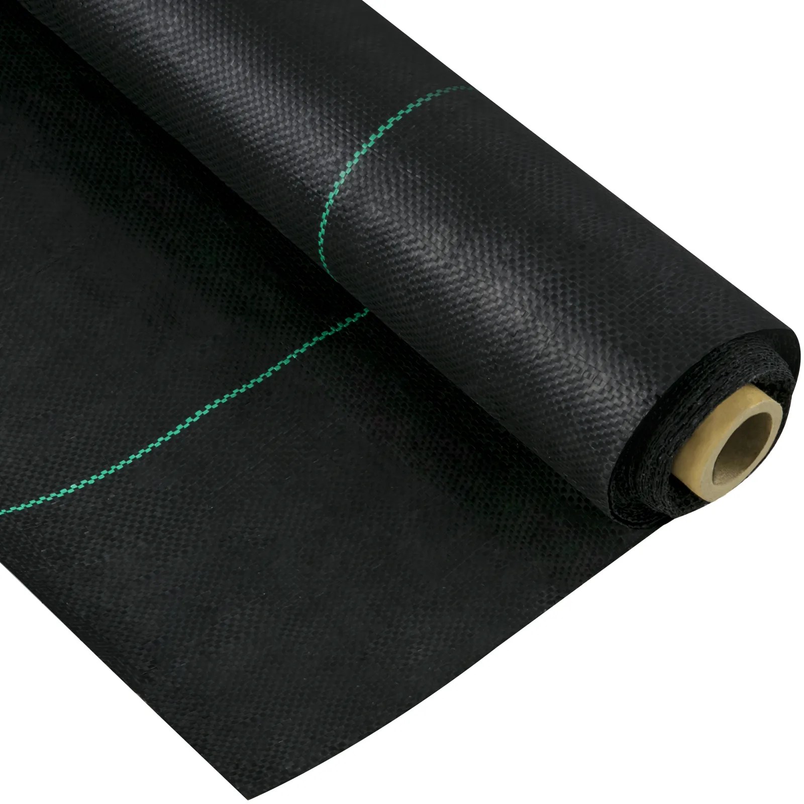 VEVOR weed barrier fabric roll with green guide lines for easy gardening.