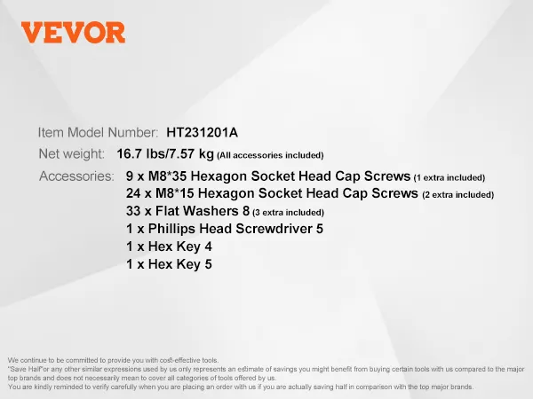VEVOR rv steps with handrail, 27"/685mm width, 14.2"/360mm height, dimensions, and accessories shown.