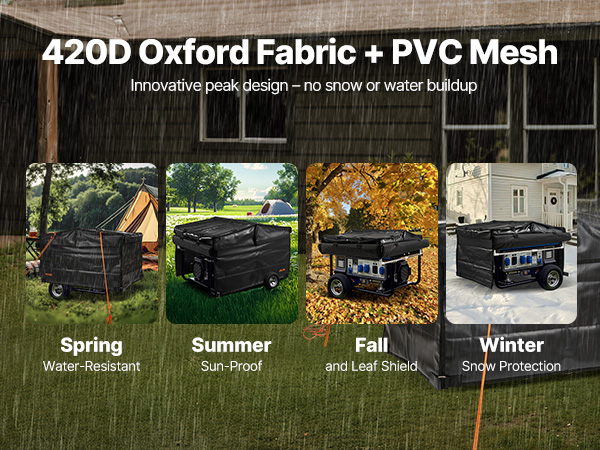 VEVOR Portable Generator Running Cover – 34x24x21 Inch