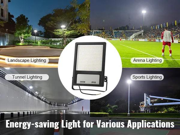 Luz LED para estadios VEVOR: ideal para aplicaciones de iluminación de paisajes, estadios, túneles y deportes.